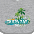 thumbnail image 4 of Inktastic Tampa Bay Florida Beach Trip Boys or Girls Baby Bib, 4 of 4