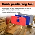 thumbnail image 1 of Slotting ABS Plastics Woodworking Engraving Machine Flip Board Milling And Slotting Tool Trimming Machine Woodworking Tool Multifunctional Router Table Insert Plate With 4 Rings, 1 of 7