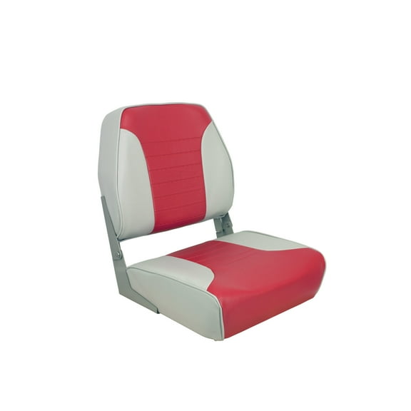 Springfield 1040655 Economy Folding Seat - Gray/Red