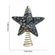 thumbnail image 3 of Star Tree Top Decoration, Christmas Tree Ornament, Holiday Party Home Decor, Ideal Christmas Gift, Festive Season Decor, Elegant Home Accents, Foldable Design, Metal Frame, Wooden Base, 2-Tier, 3 of 9