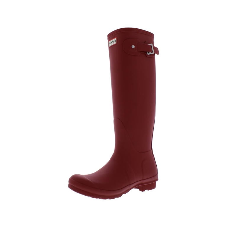 靴 HUNTER WOMENS ORIGINAL TALL TRAVEL BOOT Hunter Original Tall Rain Boot Womens Shoes Size 8, Color