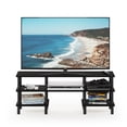 thumbnail image 4 of Furinno Turn-N-Tube Toolless Assemny TV Stand for TV up to 55 Inch, 3-Tier Black Entertainment Center with Storage Shelf, TV Console, for Living Room, Bedroom, Black Espresso, 4 of 6