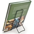 thumbnail image 5 of Displays2go (Set of 12 Wire Easel for Tabletop - Vinyl Coated Stainless Steel Wire Easel, 3 3/4" x 7 1/2" Tabletop Wire Stand for Books, Plates, or DVDs - Black (GB375LBK), 5 of 5