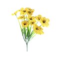 thumbnail image 2 of Ramo de flores artificiales Simulación Decoración floral Ornamento de la oficina en casa Ramo de flores falsas, Amarillo 4 piezas Advancent  HA7595-05B×4, 2 of 6