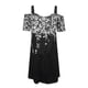 thumbnail image 5 of Mini vestidos estampados sin tirantes de manga corta con cuello en V sexy a la moda para mujer Fridja  qw6754, 5 of 5