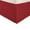 Burgundy, variant on Padrick 1500 Thread Count 100% Brushed Microfiber Wrinkle Resistant Solid Bed-Skirt by Blue Nile Mills -Queen