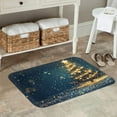 thumbnail image 6 of Bath Mat Christmas Tree Star Xmas Bathroom Rug Non Slip for Shower Soft Memory Foam 15.7 x 23.6 Inch Small Carpet Floor Runner Washable, 6 of 6