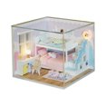 thumbnail image 3 of DIY Hut 3D Casa de muñecas de madera Kit de juguetes de montaje manual para niños Regalos de cumpleaños Sywqhk libre de BPA, 3 of 9