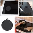 thumbnail image 3 of OUNONA 2Pcs Wear Resistant Black Silicone Mat for Induction Cooktop Countertop, 3 of 8