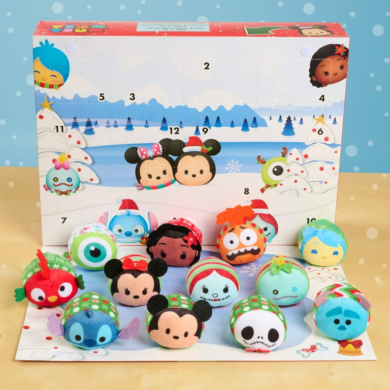 Disney Tsum Tsum Advent Calendar, Collectible Holiday 3 inch Plush