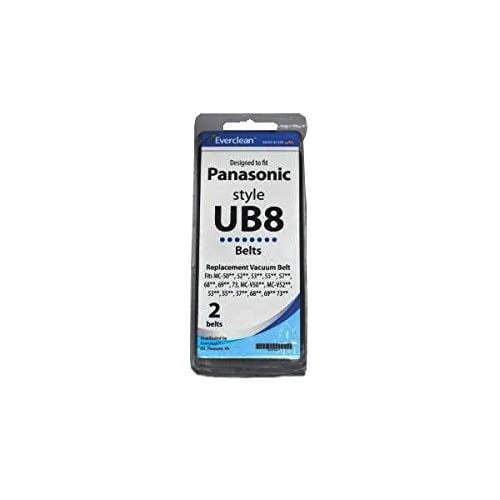 Pièce de Rechange pour Aspirateur Panasonic UB8, 5700, 6000 Series Everclean 2 Belt (Pack 1) 60-3114-04