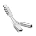 thumbnail image 2 of 2 in 1 Type-c to 3.5mm Earphone Audio Jack Charging Cable Converter Adapter, 2 of 8