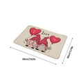 thumbnail image 2 of Clearance Sale Bath Mats, Hwkond Valentines Day Door Mat Valentines Welcome Mats Outdoor For Front Door Non Slip Doormat Indoor Entryway Floor Rug,multicolor,15.74x23.6in, 2 of 8