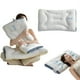 thumbnail image 4 of XWSHYW Almohadas y Fundas Almohada de Tracción para Protección Cervical, Almohada de Spa para Ayuda Al Sueño, Dormitorio de Estudiantes, Generación de Almohada Central para Adultos, 4 of 6