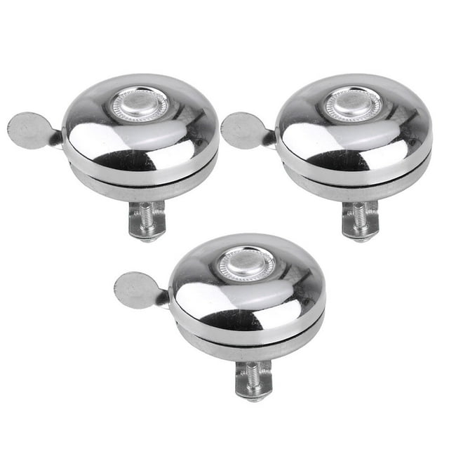 Lot de 3 Cloche Ronde en Métal pour Vélos de Route avec Apparence Vintage Classique