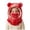 HH38-Watermelon Red, variant on Beanie Knit Hats Winter Hooded Cap With Tie Dye And Plush Fabric For Warmth Winter Boys Girls Ski Cap