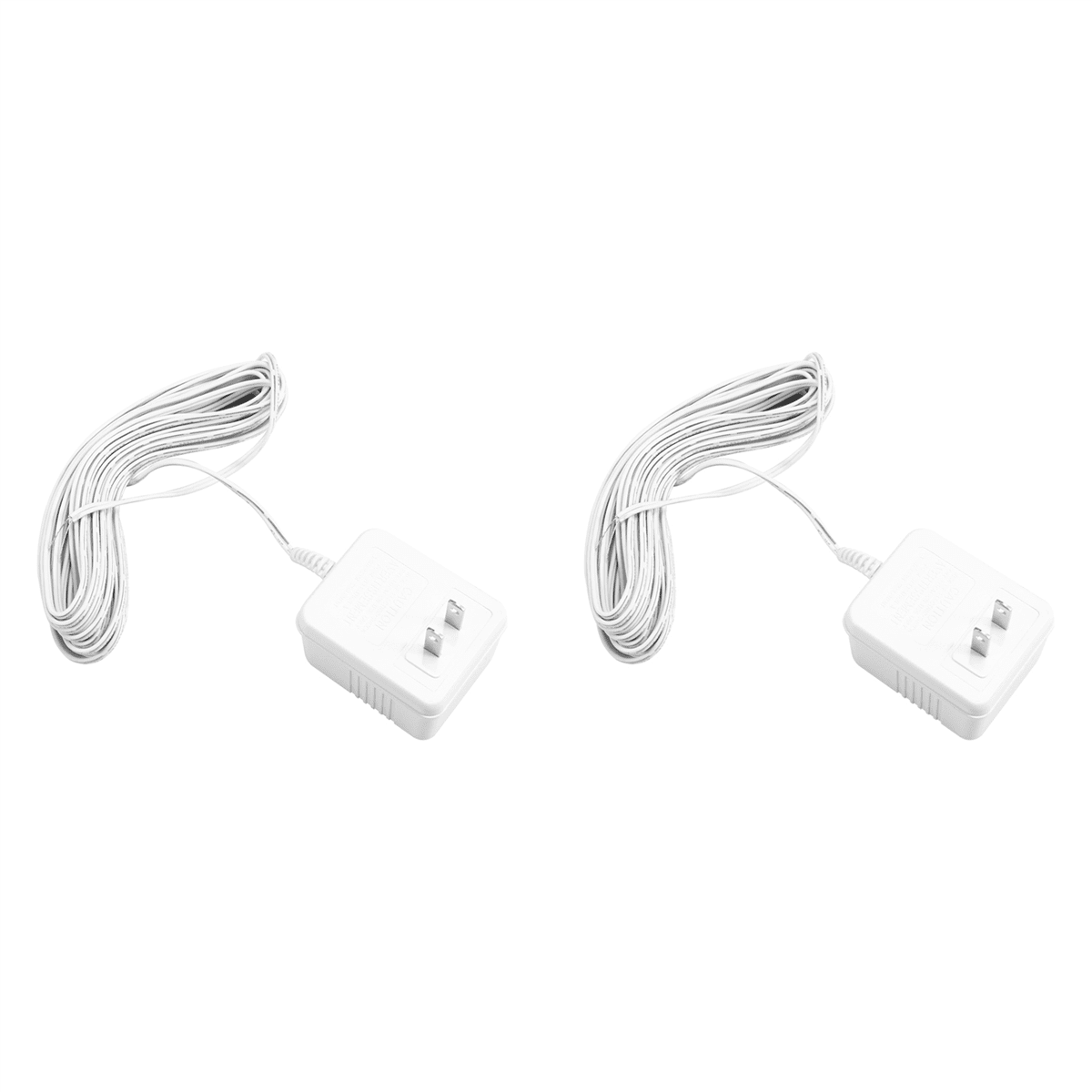 2X 24V Doorbell Transformer Adapter for Video Doorbells, Enhanced Performance & Easy Installation US PLUG,2 x Doorbell Transformer,White