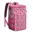 thumbnail image 1 of Cute Watermelon Pattern Cooler Backpack - Insulated Lunch Backpack for Outdoor, Travel & Work - 20L Capacity, Leak-Proof Design, Perfect for Fruit & Tropical Lovers, 1 of 6