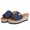 Blue, variant on Azrian Women Bowknot Beach Summer Slippers Platform Slope Heels Plus Size Shoes