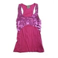 thumbnail image 2 of Lyla Womens Vintage Wash Leeveless Tank Top, Purple, Small, 2 of 2
