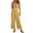 Yellow, variant on Summer Savings Clearance!Pants for Women Fashion Women Summer Casual Sexy Short Sleeve Printing Bandage Pants Jumpsuits