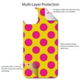 thumbnail image 4 of DistinctInk Custom SKIN / DECAL compatible with OtterBox Symmetry for iPhone 11 (6.1" Screen) - Yellow Hot Pink Polka Dots, 4 of 5