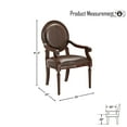 thumbnail image 5 of OakvillePark Marsh Accent Chair, Dark Brown, 5 of 6
