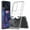 Glass & Mustache, variant on AquaFlex Designed For Moto Edge 5G 2022 Case Transparent Clear