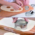thumbnail image 3 of Round Cookie Biscuit Cutter Set 12 Pieces Graduated Circle Pastry Cutters Stainless Steel Cookie Cutters, 3 of 6
