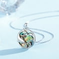 thumbnail image 5 of Coachuhhar Dolphin/Sea Turtle Necklace for Women 925 Sterling Silver Cute Animal Abalone Shell Dolphin Pendant Necklace Ocean Dolphin Jewelry Gifts for Mother's Day, 5 of 6