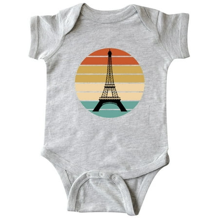 

Inktastic Paris Eiffel Tower Retro Sunset Gift Baby Boy or Baby Girl Bodysuit