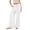 Beige, variant on LEBONYARD Womens Trouser Pants,Women's Summer Casual Solid Color Linen Wide-Legged Pants Wind Beach Pants Drawstring Loose Pants Beige S