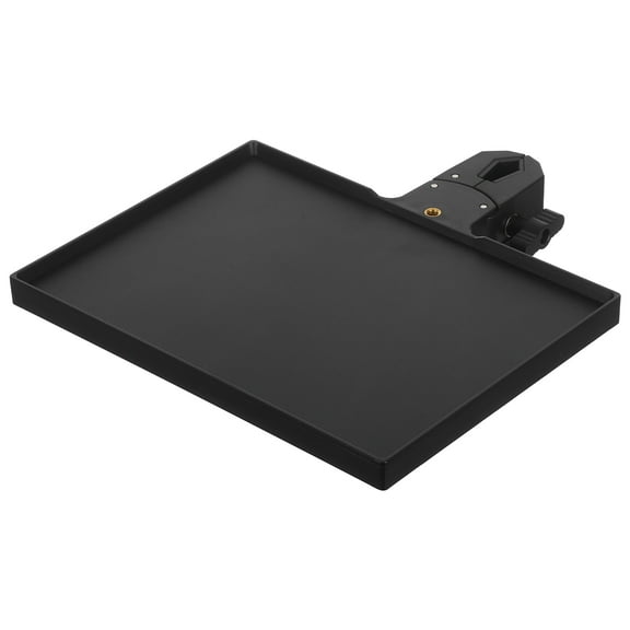 OULII Black Clamp Shelf Beauty Organizer with Flexible Mobility for Salon and Home Use