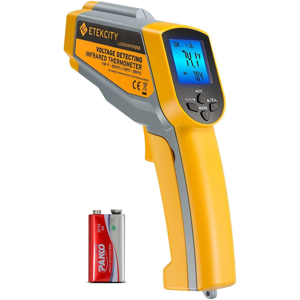 Etekcity Lasergrip 1025D Digital Dual Infrared Laser Thermometer