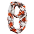 thumbnail image 2 of Womens Soft Vintage Floral Print Sheer Infinity Loop Circle Scarf, 2 of 10