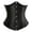 Black, variant on Underbust Corset Lace up Vintage Red 7XL