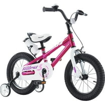 RoyalBaby Freestyle 12" Wheels Kids Bicycle for Boys and Girls Kids Bike Kids Ages 3-4 Years, Fuchsia