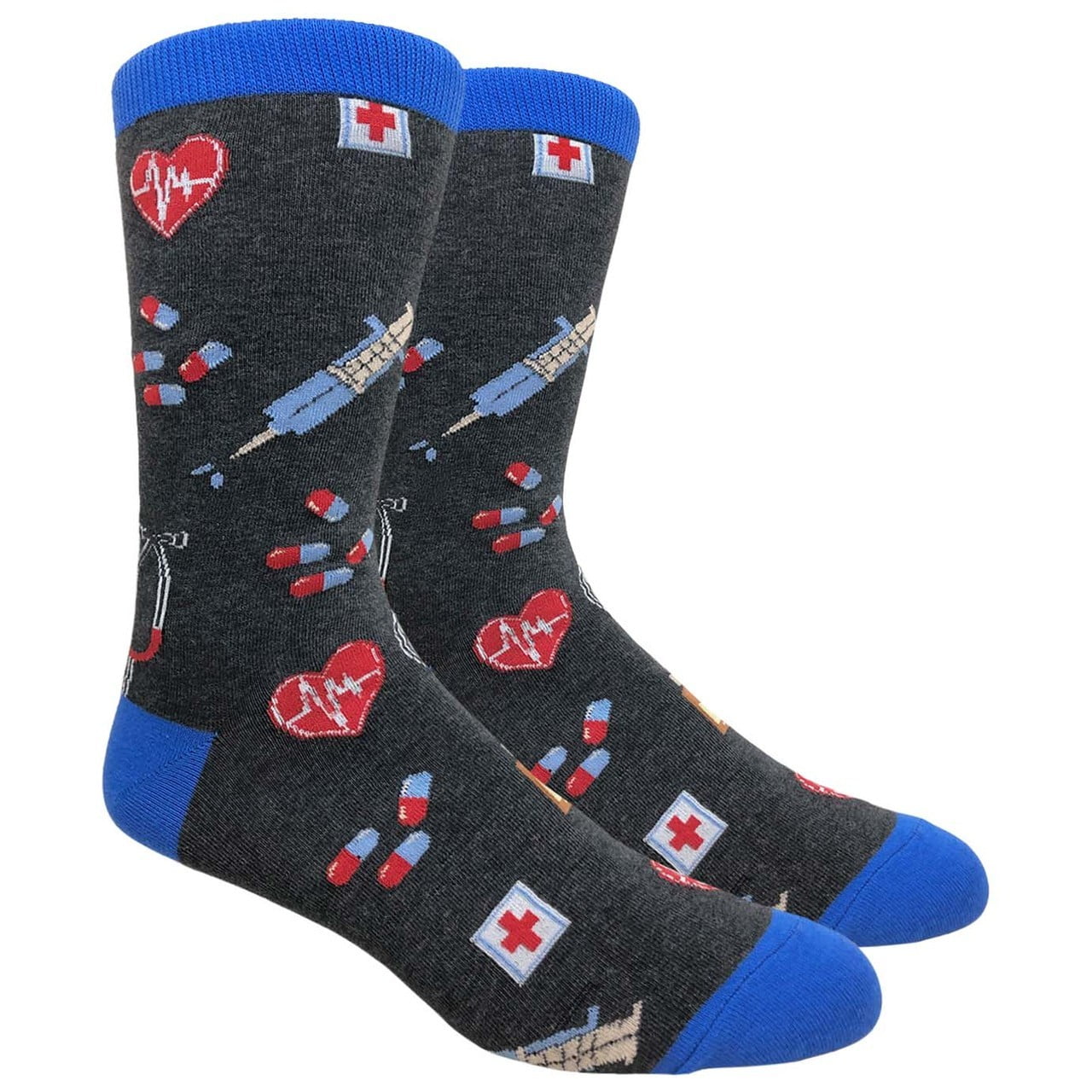 UrbanPeacock UrbanPeacock Men's Novelty Fun Socks Doctor Nurse