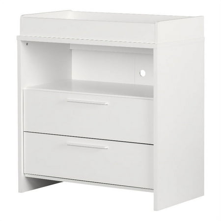 UPC: 0066311090147 | South Shore Engineered Wood Changing Table with Drawers Storage in White
