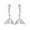 Silvery, variant on Pearl Mermaid Tail Dangle Stud Earrings for Women Girls 925 Sterling Silver Cubic Zirconia Shell Pearls Drop Ocean Fishtail Charms Dangling Dainty Cute Christmas Birthday Valentines Jewelry Gifts