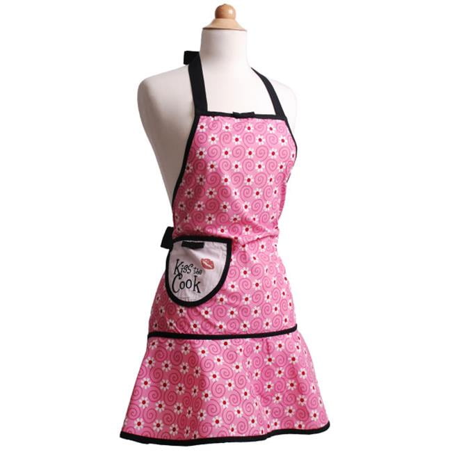Flirty Aprons KD21003 Womens Kiss the Cook Apron