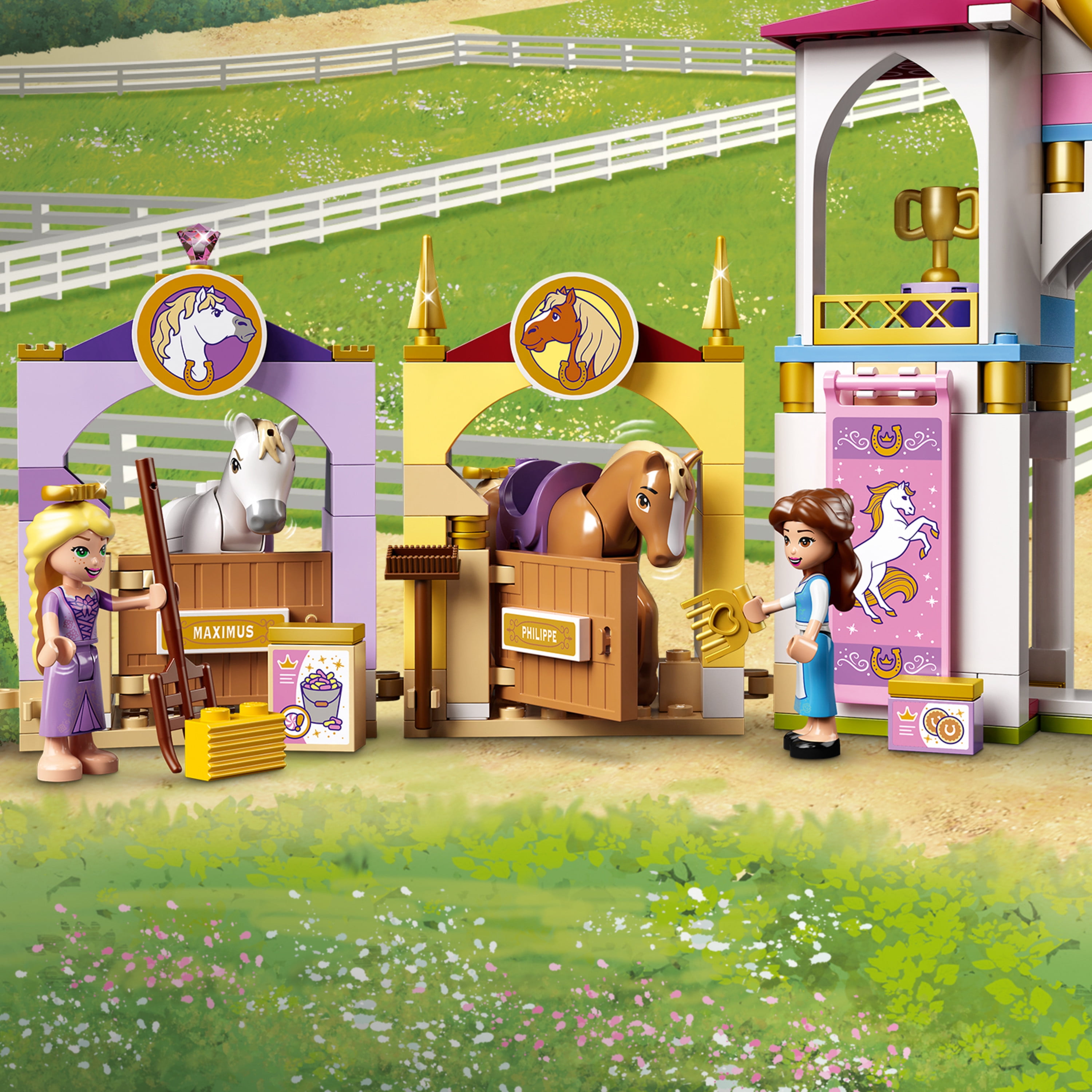 さ◎ LEGO Disney Princess Belle and Rapunzel's Creative Royal Stables