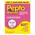 thumbnail image 3 of (3 pack) Pepto Bismol Liquicaps, Upset Stomach Relief, Stomach Relief, Anti-Diarrheal, 12 Count, 3 of 10
