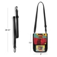 thumbnail image 4 of Secure Travel Neck Wallet Passport Holder Adjustable Strap For Men & Women 6*7.5in Guitar Music Designs, 4 of 6