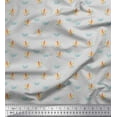 thumbnail image 1 of Soimoi Purple Silk Fabric Trolley & Bottle Kids Print Sewing Fabric Yard 42 Inch Wide, 1 of 3