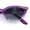 Purple - Smoke, variant on Retro Glam Rhinestone Cat Eye Sunglasses UV400 Gradient / Black
