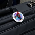thumbnail image 5 of Superman Three Color Sky Round Luggage ID Tag Card Suitcase Carry-On, 5 of 8
