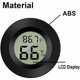 thumbnail image 5 of Paquete de 2 minihigrómetros digitales, termómetro interior, monitor LCD, temperatura exterior, humedad para humidificadores, invernaderos, jarras de cigarros, incubadoras, estuche de guitarra, Fahrenheit (°F) o Celsius (°C), 5 of 5