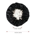 thumbnail image 2 of BESTYASH Childs Sleeping Bonnet 1Pack in Black Satin, 2 of 8