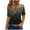 1307#Yellow, variant on Women's Notch V Neck Sequin Print Half Sleeve Tunic Top Casual Loose Fit Glitter Party Summer Blouses